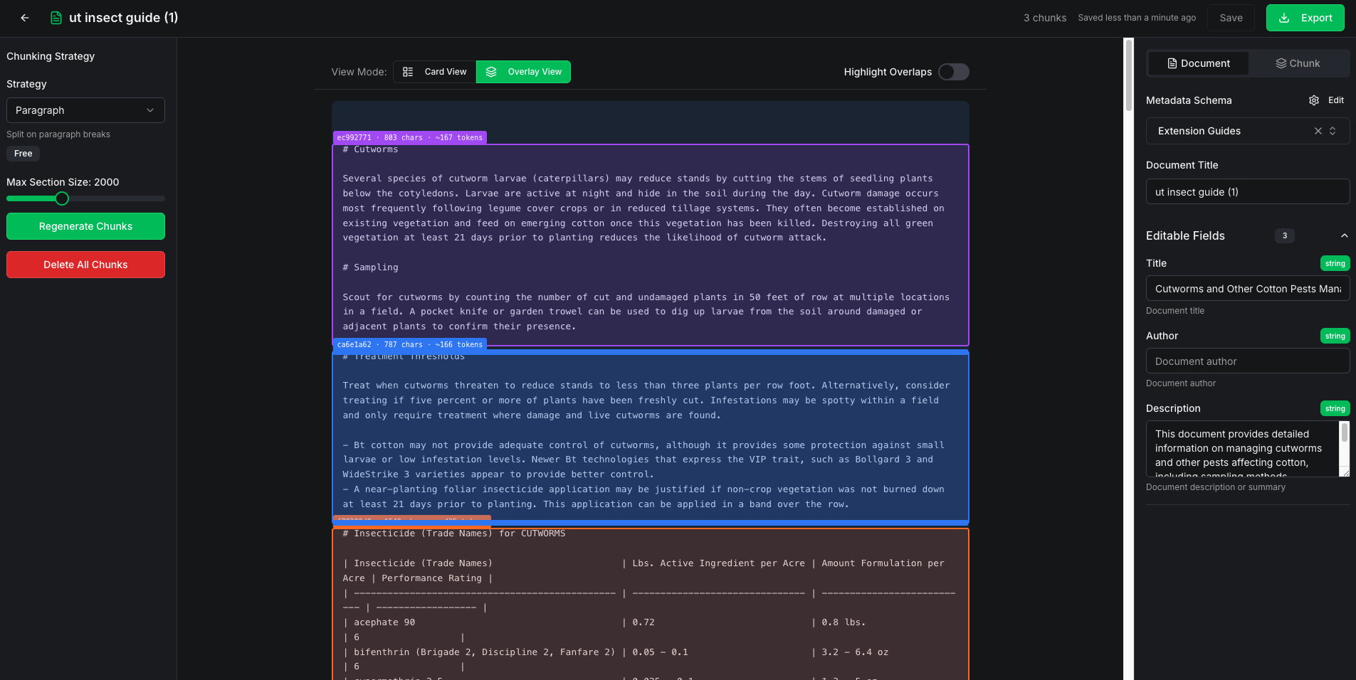 ChunkForge Editor Interface